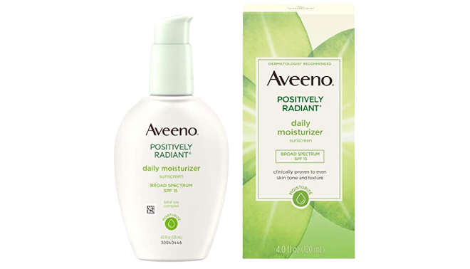 Aveeno Positively Daily Moisturizer Spf 15`