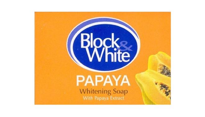 Block And White Papaya Soap