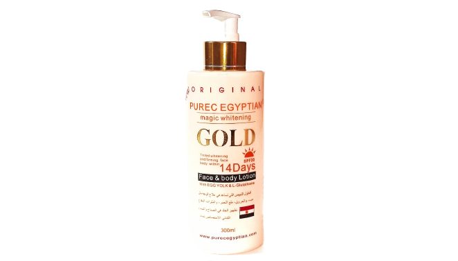 Purec Egyptian Magic Whitening Gold Face And Body Lotion