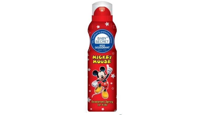 Baby Secret Kids Deodorant Mickey Mouse Spray