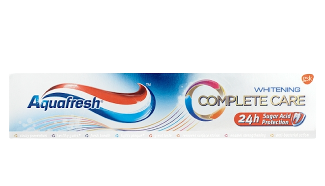 Aqua Fresh Complete 24Hr Whitening Toooth Paste