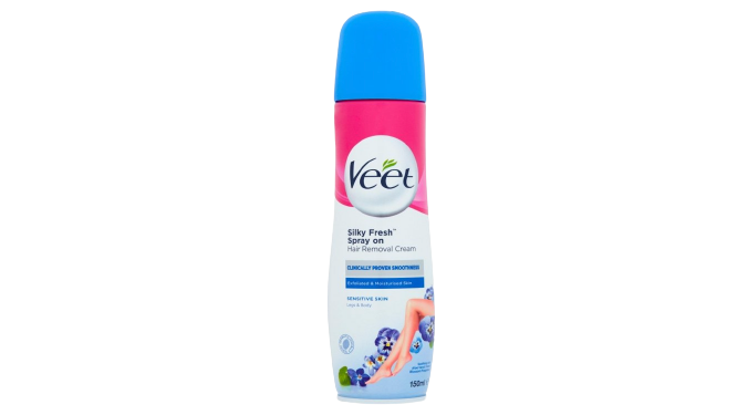 Veet Silky Fresh Spray On Hair Removal Cream