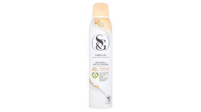 Soft And Gentle Orange And White Ginger Deodorant