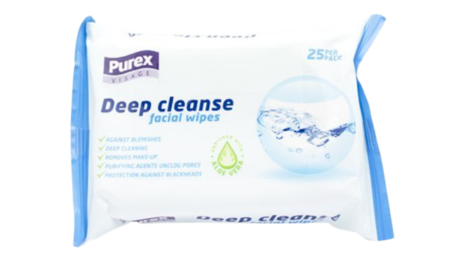 Purex Deep Cleansing Facial Wipes