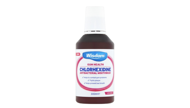 Wisdom Gum Health Chlorhexidine Antibacterial
Mouth Wash