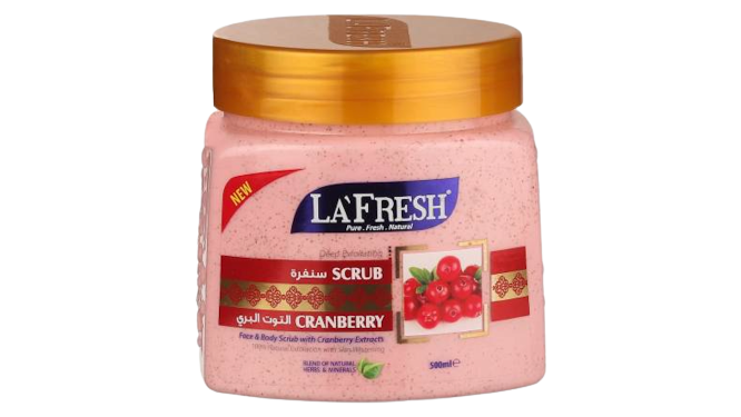 La Fresh Scrub Cranberry