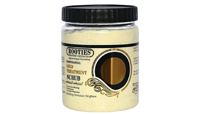 Rooties Gold Whitening Treatment Scrub