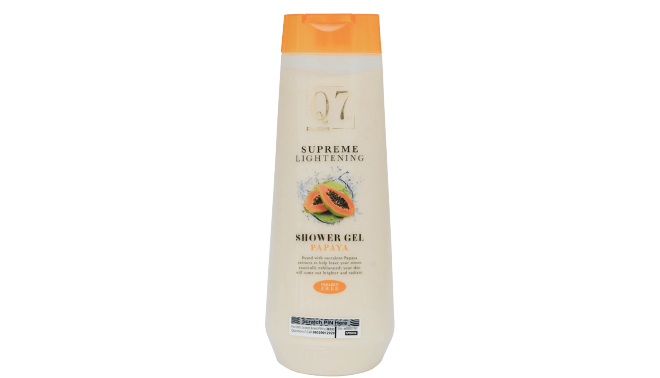 Q7 Supreme Lightening Shower Gel Papaya
