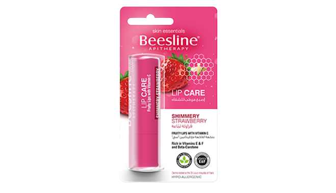 Beesline Lip Care Shimmery Strawberry