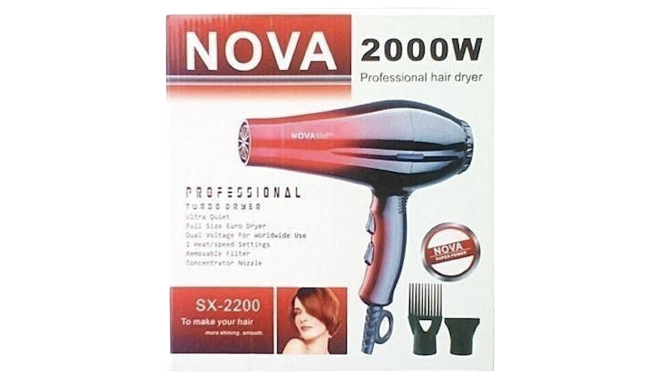 Nova 2000W Professional Hair Dryer