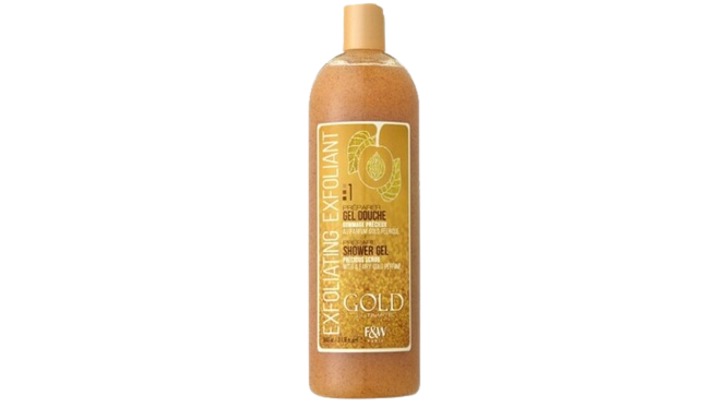 Pure White Gold Glowing Transparent Shower Gel