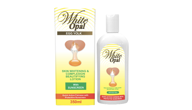 White Opal Egg Yolk Lotion With Sunscreen