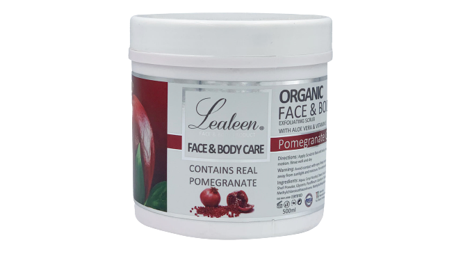 Lealeen Macadamia Face And Body Organic Scrub