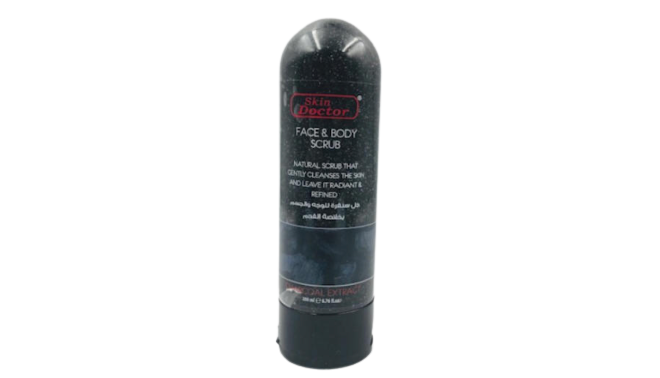 Skin Doctor Face And Body Scrub Charcoal Extract