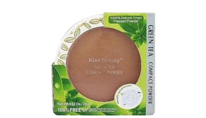 Kiss Beauty Green Tea Compact Powder