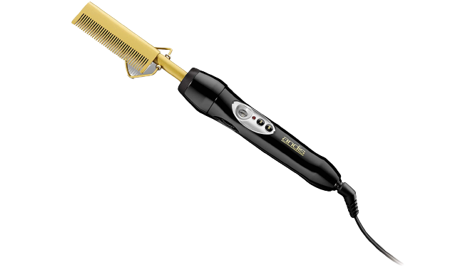 High Heat Gold Ceramic Professional Press Comb