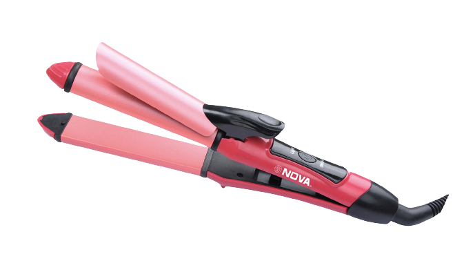 Nova 2 In 1 Hair Beauty Set 2 Straight Curl