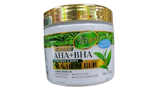 Veet Gold Aha+Bha Sugar Face And Body Scrub