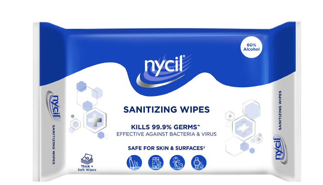 Nycil Antibacterial Wipes