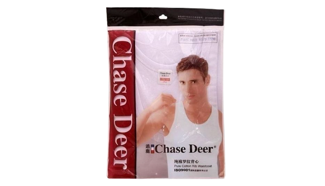 Chase Deer Pure Cotton Rib Waistcoat
