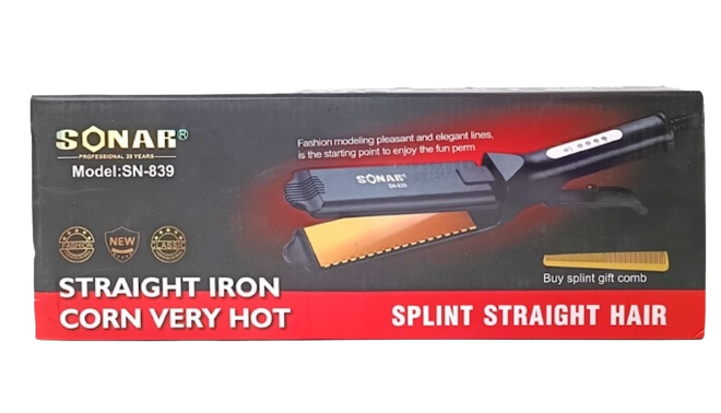 Sonar Model Sn-839T Splint Straight Hair