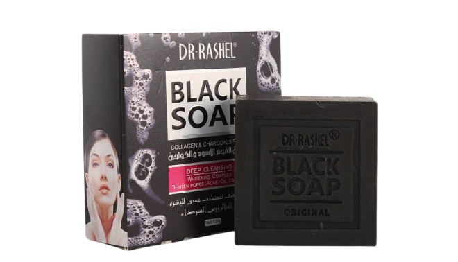 Dr. Rashel Black Soap Collagens And Charcoals