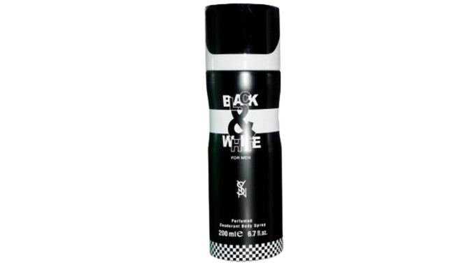 Black And White Body Spray