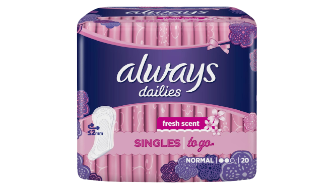 Always Dailies Fresh Scent Singles