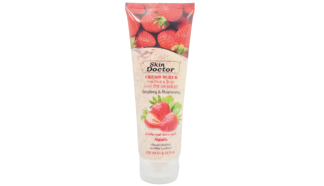 Skin Doctor Cream Scrub For Face And Body With
Strawberry