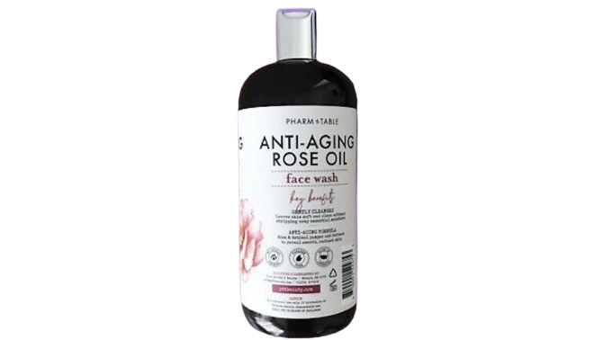 Pharm And Table Anti-Aging Rose Oil Face Wash