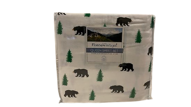 Flannel From Portugal Queen Sheet Set