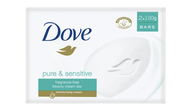 Dove Pure And Sensitive Bars