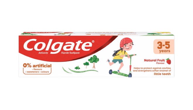 Colgate Natural Fruit 3-5