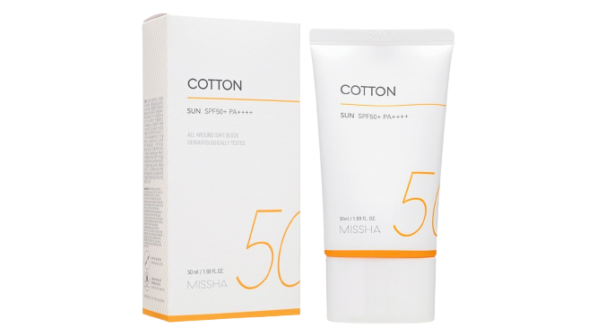 Missha Cotton Sun Spf50+ Pa++++
