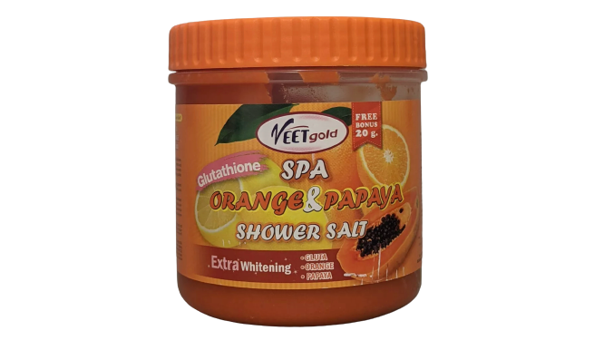 Veet Gold Orange And Orange Shower Salt