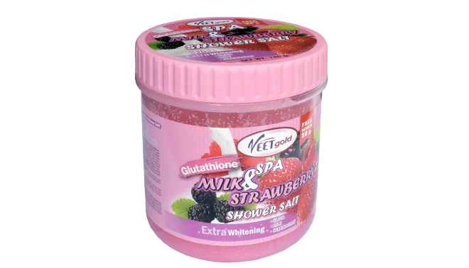 Veet Gold Milk And Strawberry Shower Salt