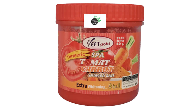 Veet Gold Spa Tomato Carrot Shower Salt