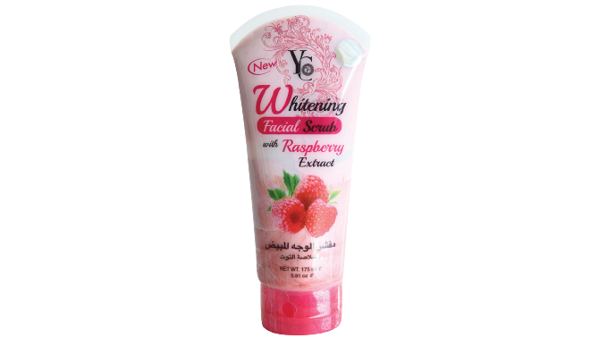 Yc Whitening Facial Scrub With Raspberry Extract