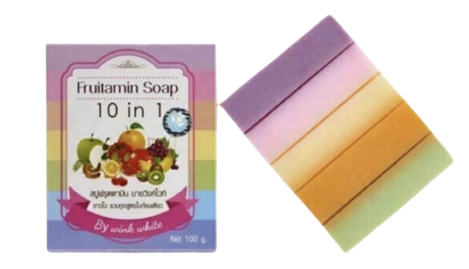 Fruitamin 10 In 1 Gluta Whitening Soap