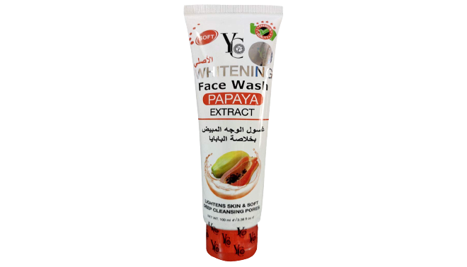 Yc Whitening Face Wash Papaya Extract