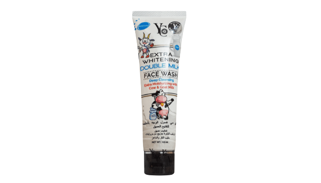 Yc Extra Whitening Double Milk Face Wash