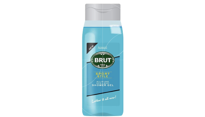 Brut Sport Style All-In-One Hair And Body Shower