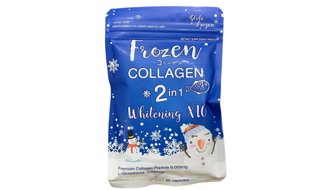 Frozen Collagen 2 In 1 Whitening X10 60Capsules