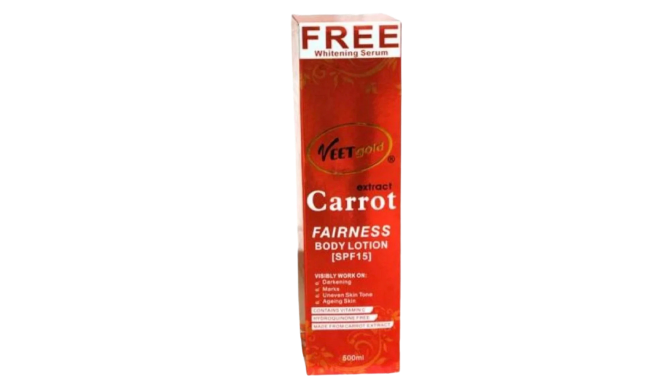 Veet Gold Carrot Fairness Body Lotion