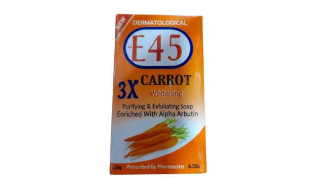E45 Carrot 3X Soap