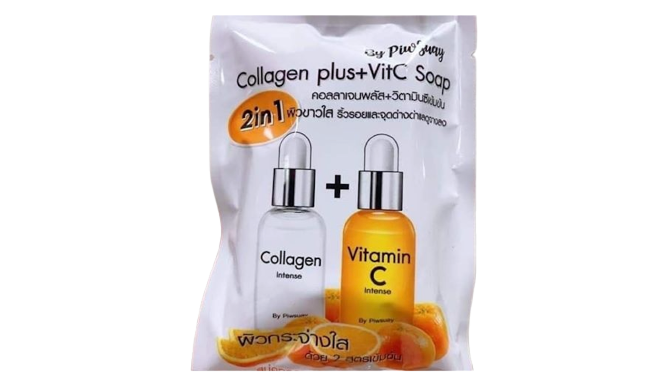 Collagen Plus + Vitamin C Soap 2 1N 1