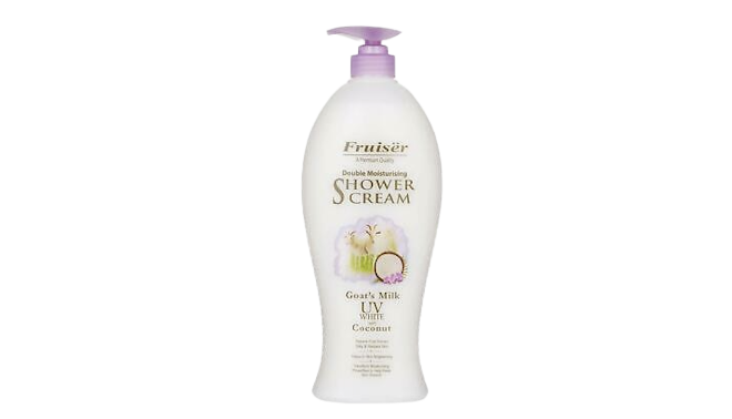 Fruiser Shower Cream Goats Milk Uv White With