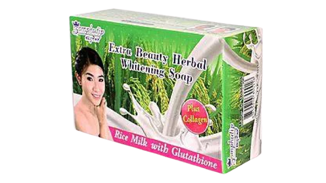 Somphutip Extra Soap Rice Milk With Glutatione