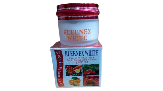 Kleenex White Face Cream Spf 18