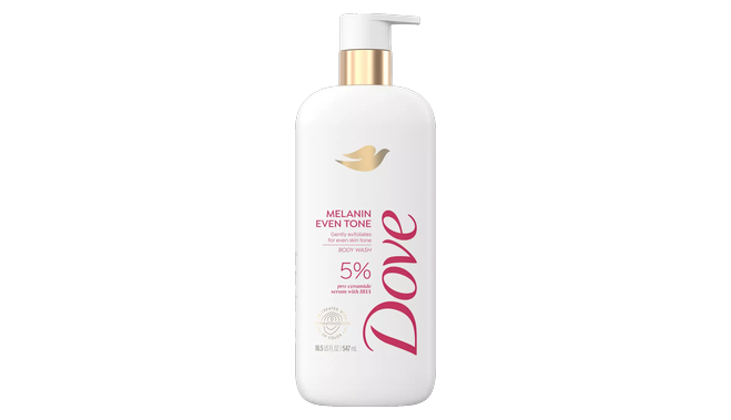 Dove Melanin Even Tone Serum Body Wash 5% Pro-Ceramide with BHA